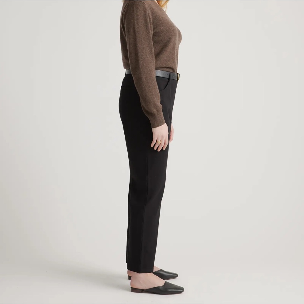 Quince NWT Ultra-Stretch Ponte Straight Leg 4-Pocket Pant Several Sizes - Picture 4 of 8